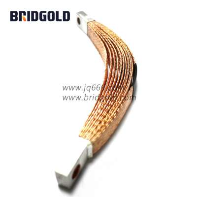 factory price braided ground earth cables 35mm2 wire braided jumper C11000 copper 195A