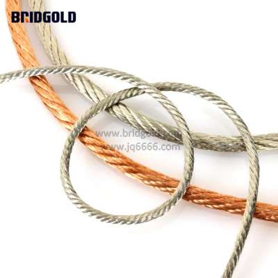 Best quality copper flexible stranded wire 16mm2 factory price round braided copper flexible C11000