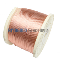 customization 0.05mm round copper strand wire for carbon brush