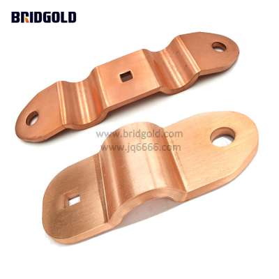 C1100 flexible laminated copper shunts for electrical connection, Electrical Copper Flexible Busbar customization