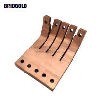 Tin Coated Flexible Laminated Copper Busbar, Tinned Laminated Copper Shunt Assembly