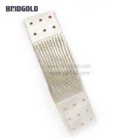 Great Quality Braided Copper Connector, High Current Flat Braided Shunt 200A