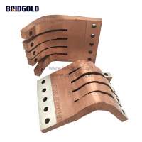 tinned press welded copper laminated flexible, laminated copper shunt china factory